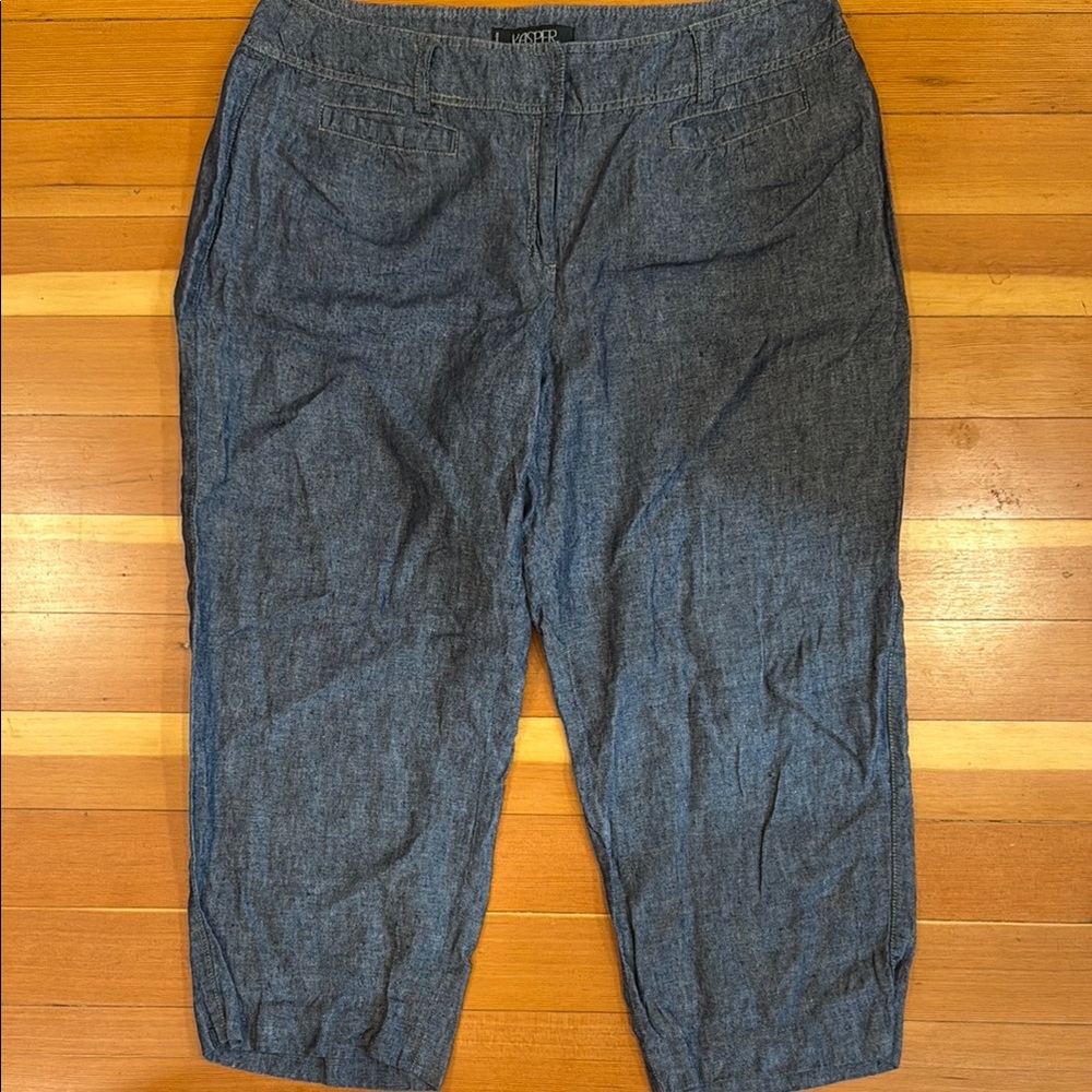Kasper linen pants